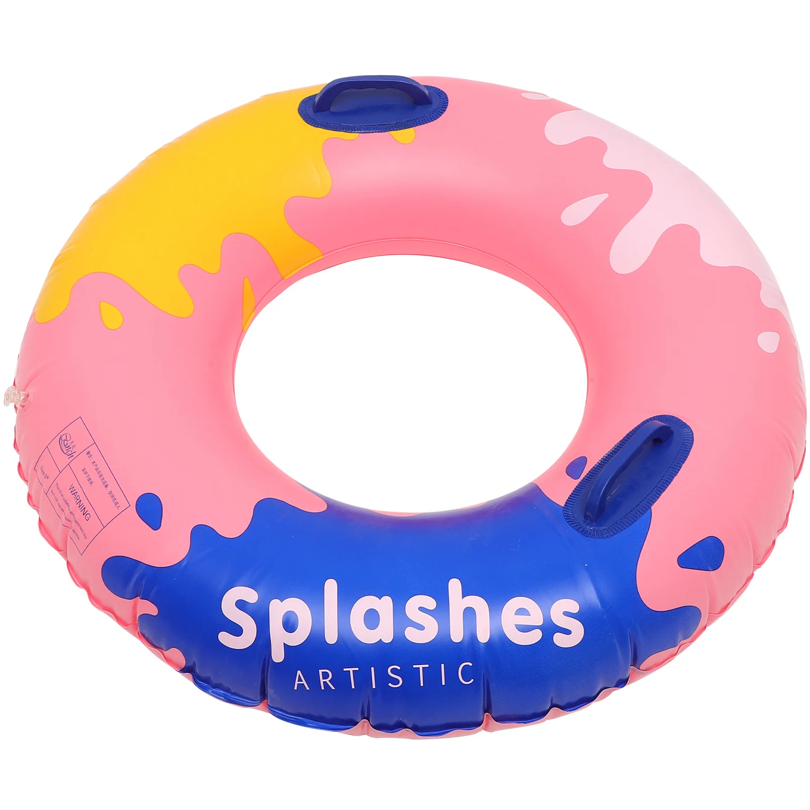 

Pools for Adults Swim Ring with Handle Toy Portable Float Outdoor Men Women Swimming