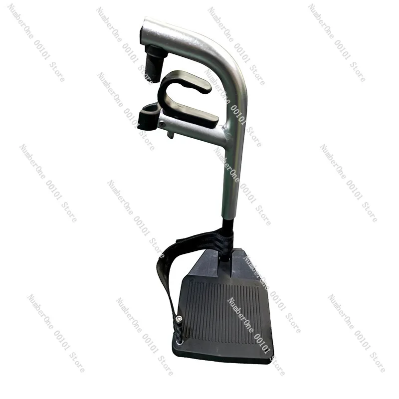 Electric wheelchair accessories, Dongguan factory electric wheelchair black silver pedal, light foot pedal