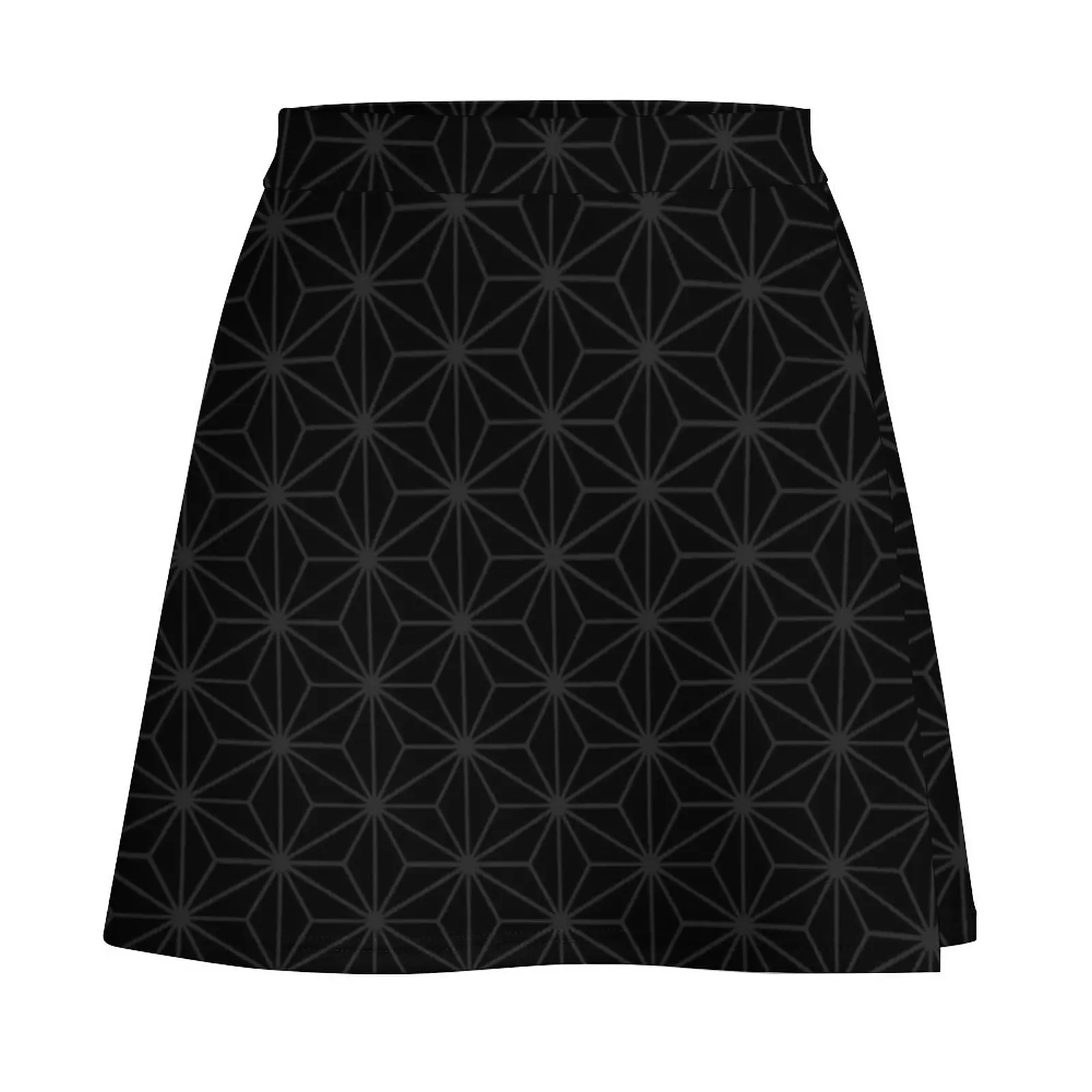 Vitality - Sacred Geometry Star Pattern Mini Skirt womens clothing Women skirts