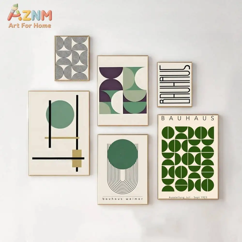 AZNM Cute Cartoon Animal Canvas Wall Art, Nursery Kids Room Decor, Tiger Bear Panda Giraffe Turtle Print, Modern Minimalist Baby