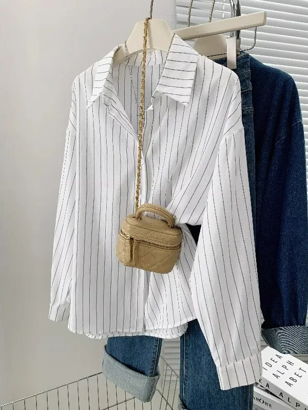 

Летнее женское свободное длинное пальто Sve irt, большой размер плюс мм, солнцезащитный открытый кардиган, топ в полоску, корейский ...