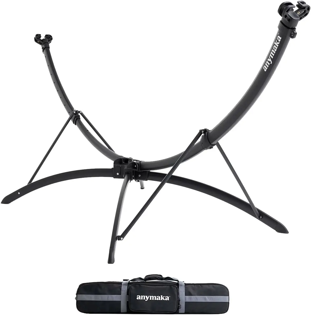 Portable Hammock Stand for Any Terrain, Supports 2 Person up to 550 LBS, Weather Resistant, Travel Bag Included