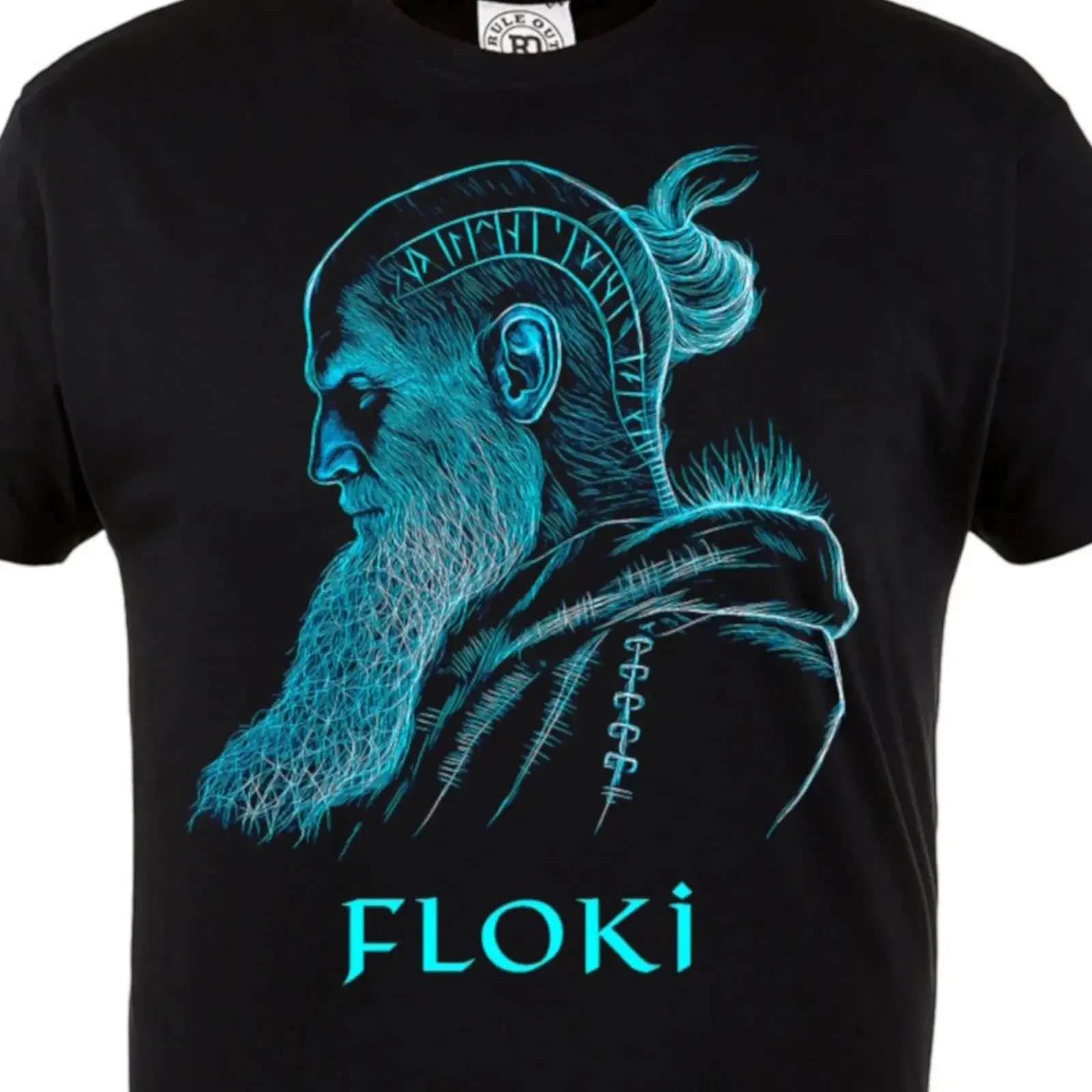 Viking T Shirt Men's Floki Runes Nordic Fan vintage Washed graphic Breathable Slightly Stretched fashion Stylish Versatile
