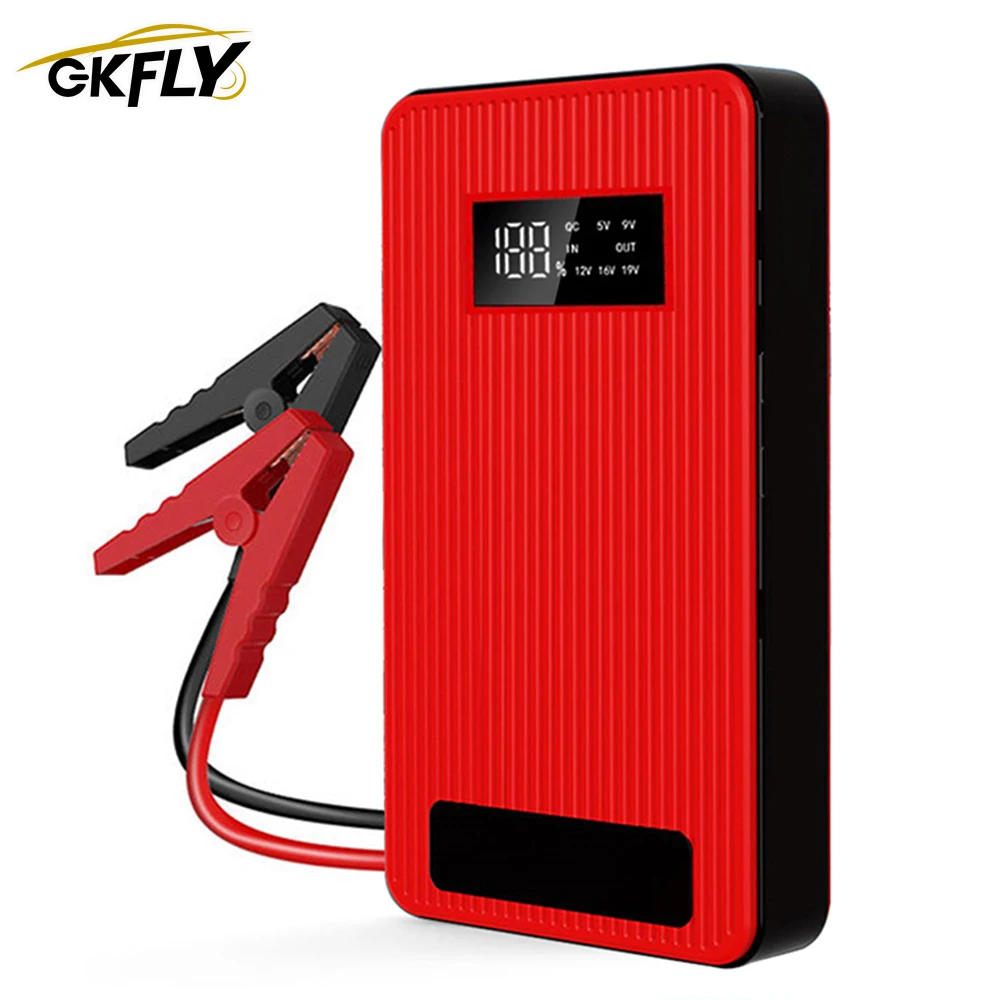 

GKFLY 800A Car Jump Starter 8000mAh 12V Car Starting Device USB Charge Power Bank Emergency Battery Booster For Car