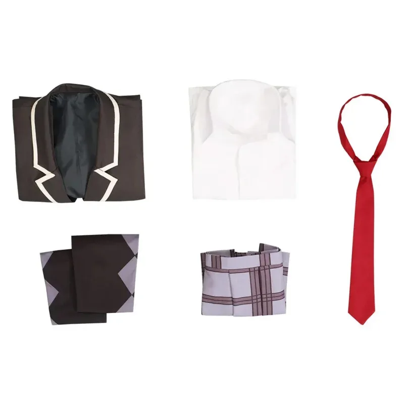 أنيمي الشاهقة الغزو Mayuko Nise تأثيري حلي شعر مستعار أشقر Tenkuu Shinpan مدرسة فتاة موحدة تنورة مجموعة النساء Carniv YI9 GF