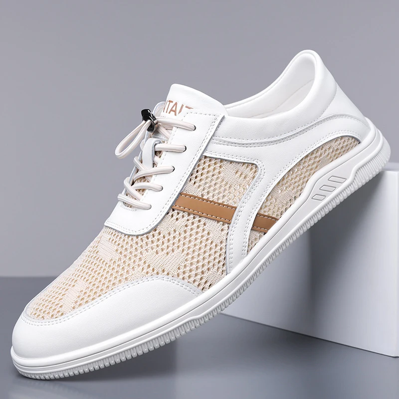 

Summer Season Sneakers Breathable Light Casual Sports Shoes Non-slip Men Treking Footwear Outdoor Man Trainers Leisure Mesh Shoe