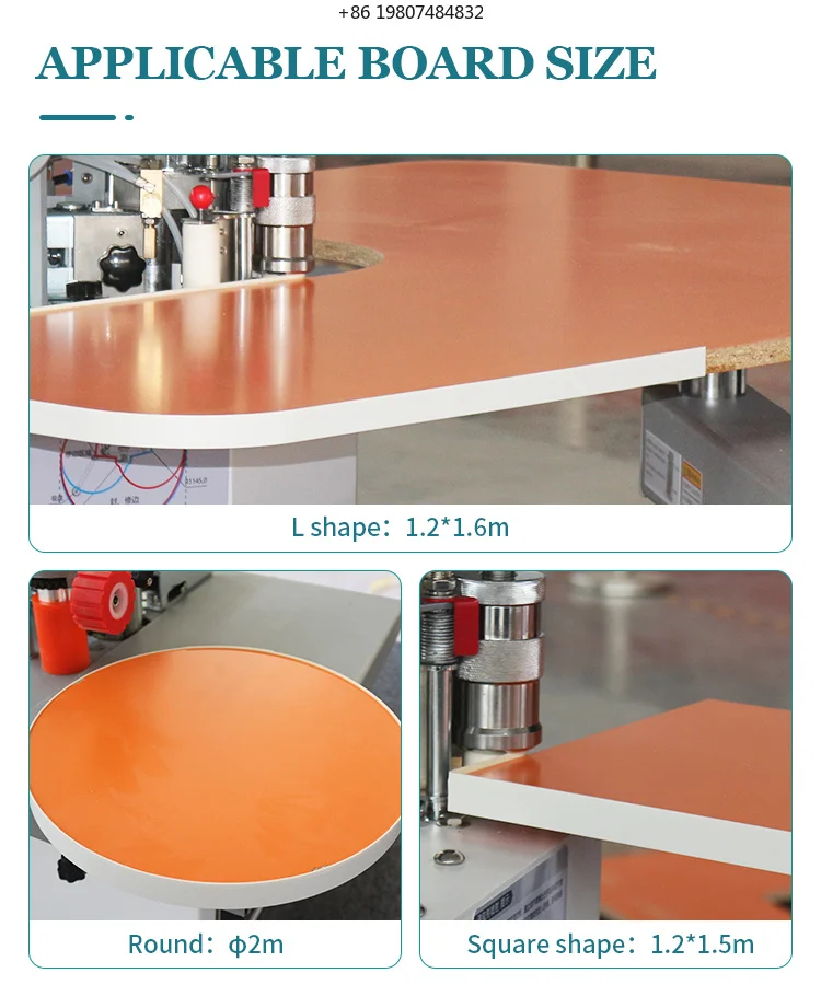 Curve Edge Banding Machine, Semi Auto PVC Wood Edgebander, Woodworking Machinery, Suitable for Furniture Processing,