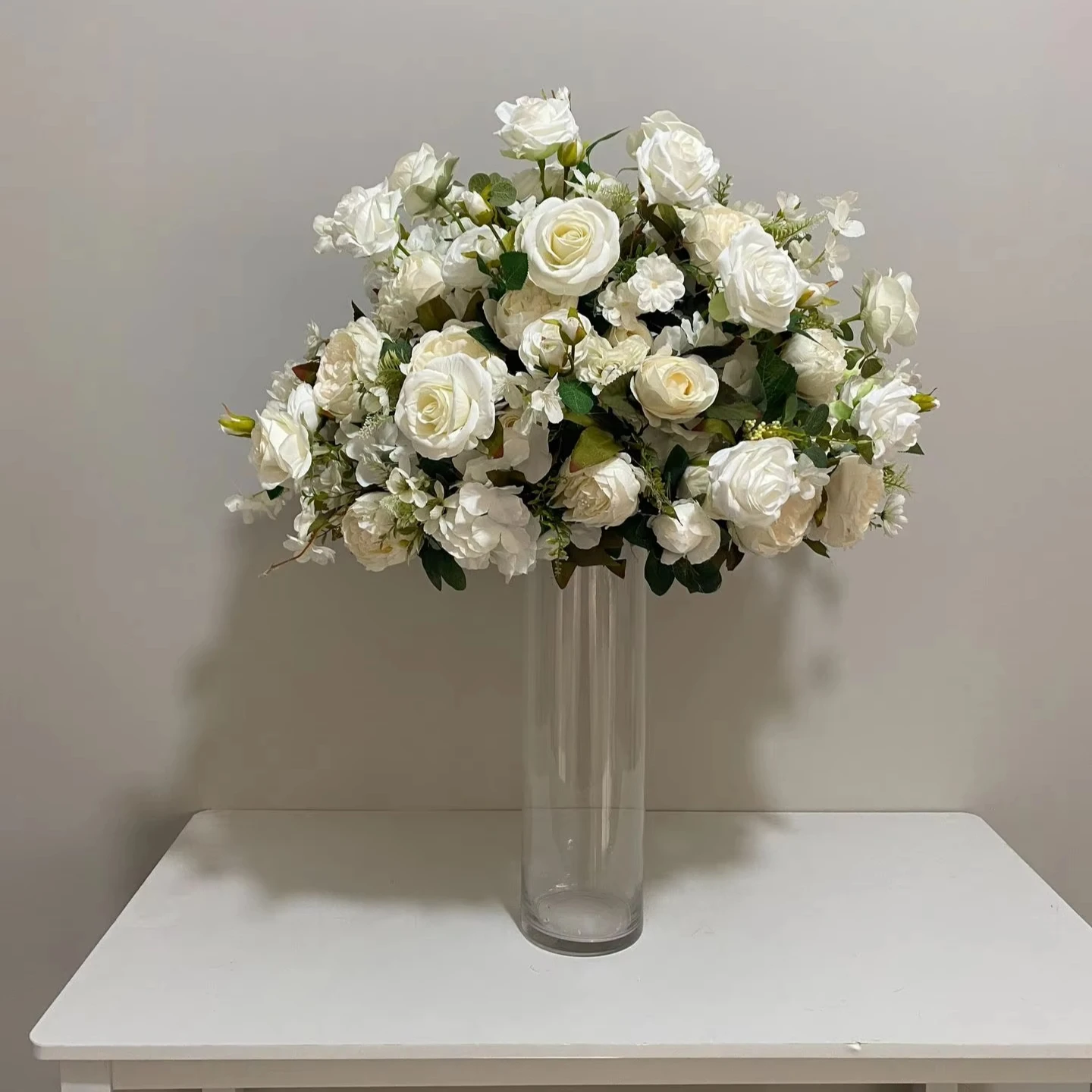 

Decorative Artificial Plastic Flower Ball Table Centerpieces for Wedding and Christmas Events-Modern Handmade Design
