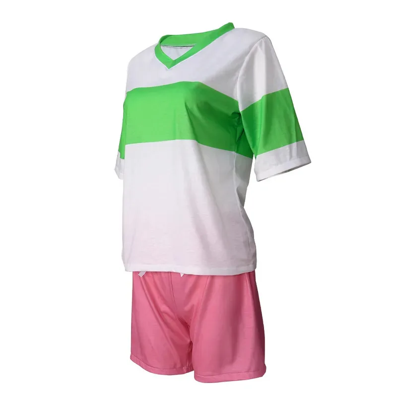 

aaa12 3Chihiro cosplay Japanese manga Ogino Chihiro cos costume comic exhibition short-sleeved loose suit stage performance cost