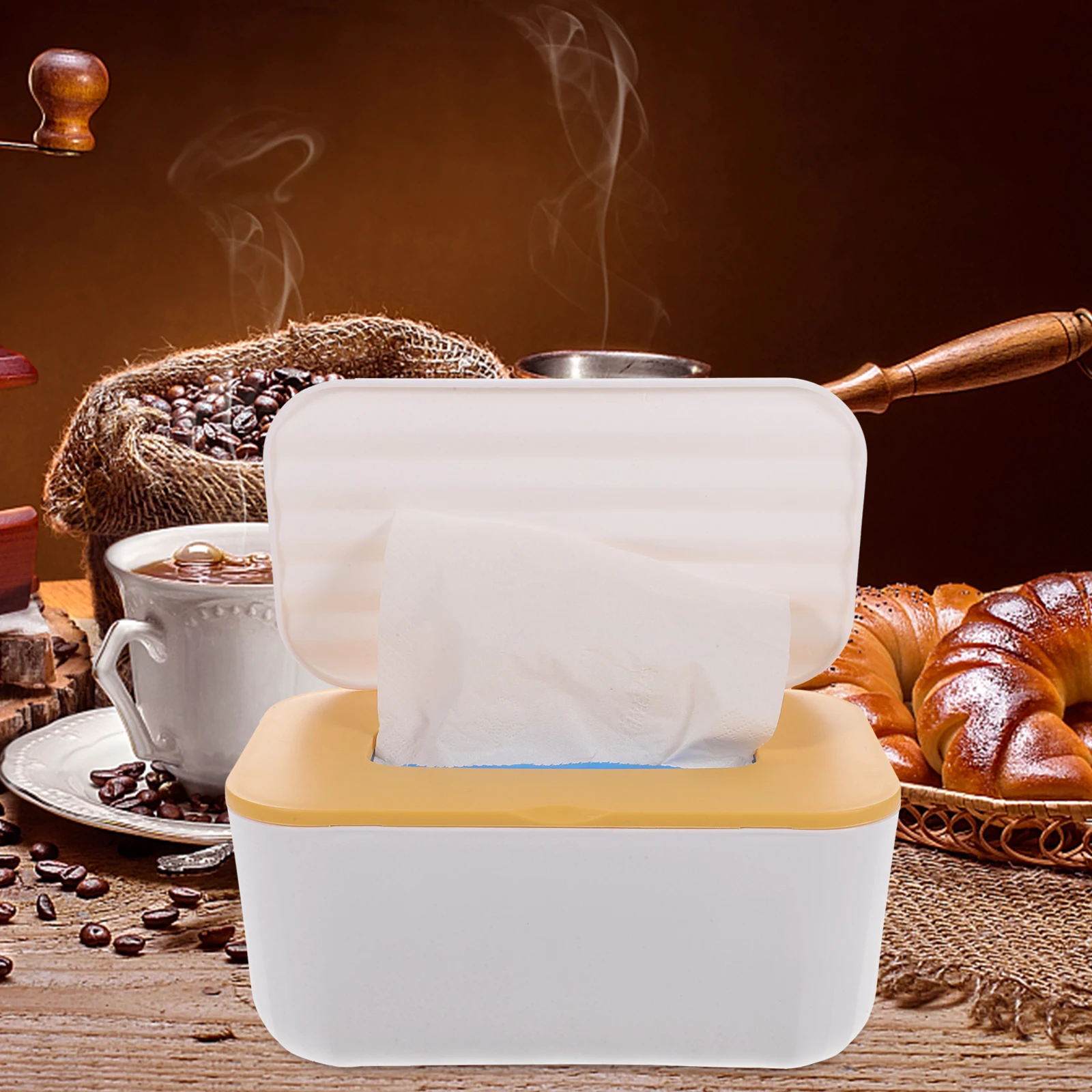 

Dustproof Tissue Paper Towel Holder Storage Organizer Tissue Boxes Paper Towel Box Cube Facial Tissues Box Bulk Case