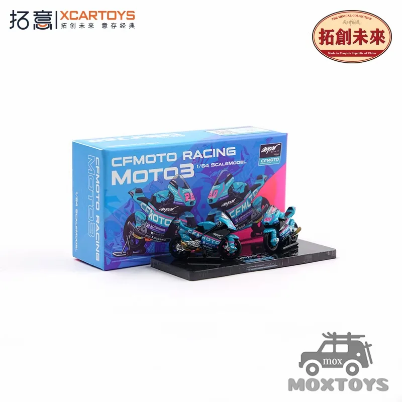 

Xcartoys 1:64 CFMOTO RACING Moto set Diecast Model Car