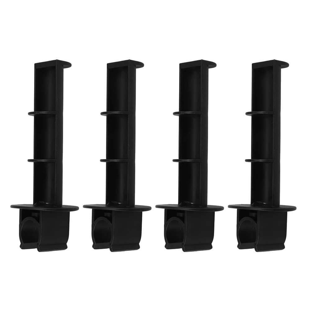 

4 Pcs Commode Chair Tissue Holder Paper ganizer Black Bathroom Accessories Versatile Use Storage Solution