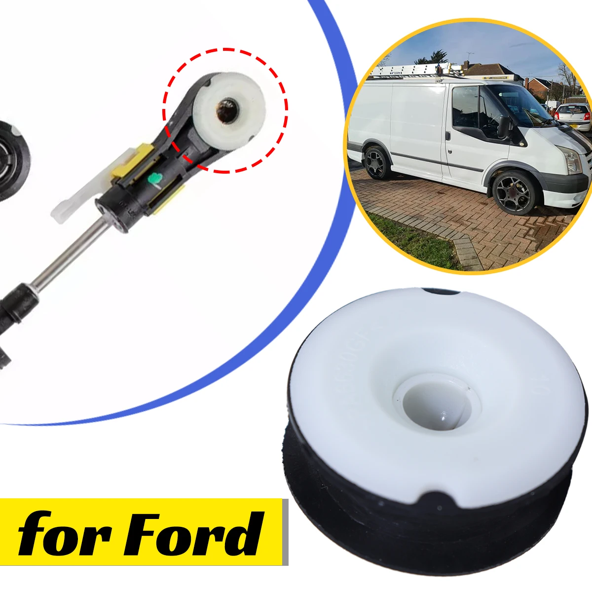 

Gear Change Lever Cable Linkage End Bushing Connector Repair Kit 1619959 for Ford Focus Fiesta Manual Gearbox Shfting Parts Car