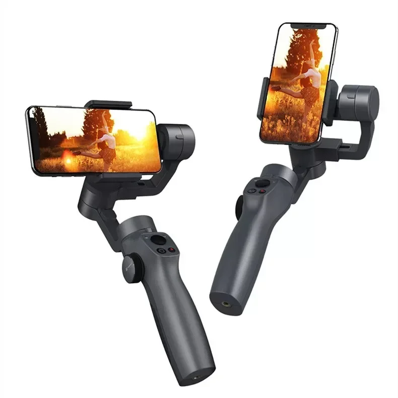 Wholesale Multifunctional Mobile Camera Video Gimbal  Auto Face Tracking Handheld Stabilizers for Smartphone