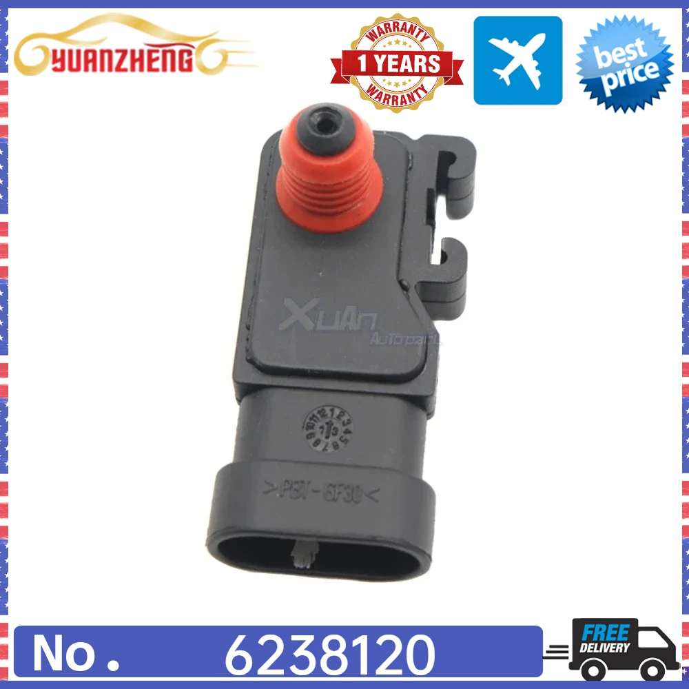 6238120 For Buick Oldsmobile GMC Isuzu Pontiac Cadillac Chevrolet Hummer Saturn Car MAP Manifold Absolute Pressure Sensor