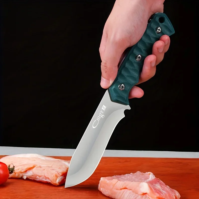 Stainless Steel Boning Knife Household Fruit Knife Easy to Carry Pocket Knife for  Barbecue Meat Cutting