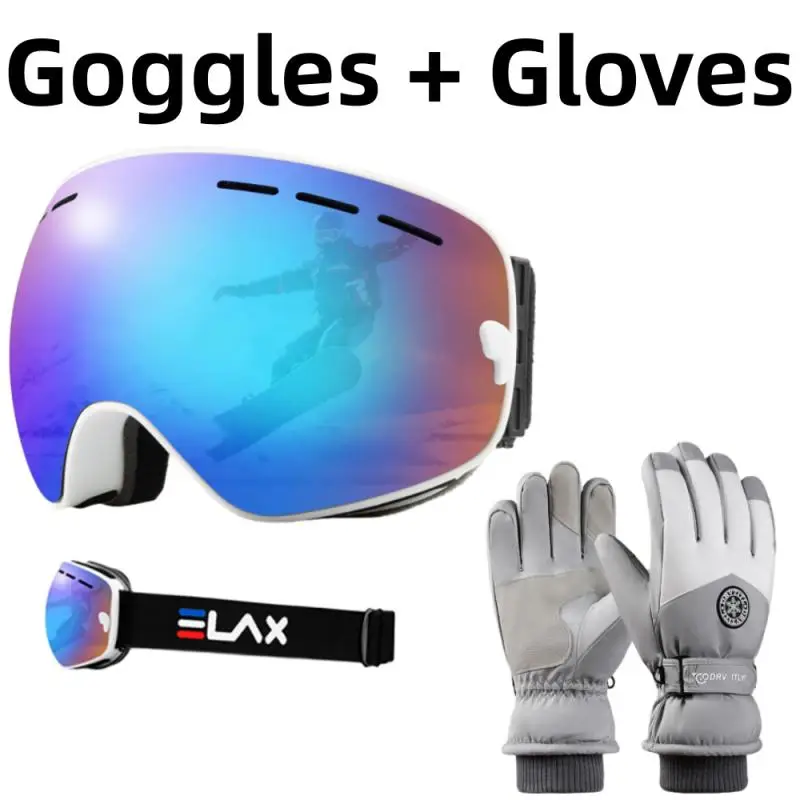 Ski Goggles Anti-Fog Mountain Ski Goggles Snow Snowboard Glass Snowmobile Eyewear Winter Outdoor Sport Ski Snow Accessories 스키고글