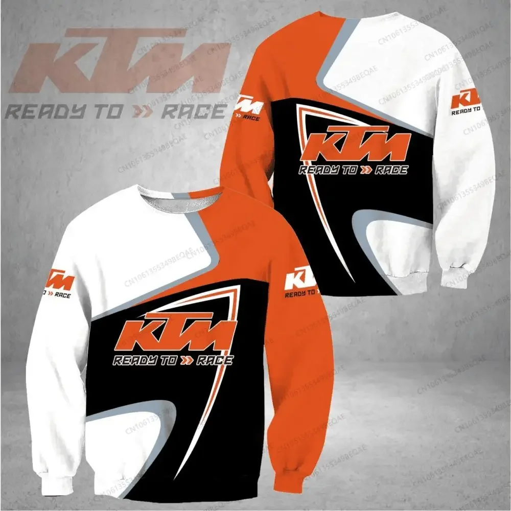 2026 KTM دراجة نارية جيرسي رجل البلوز الدافئة حجم كبير ملابس رياضية في الهواء الطلق للجنسين الدراجات سترة سباق طاقم الرقبة