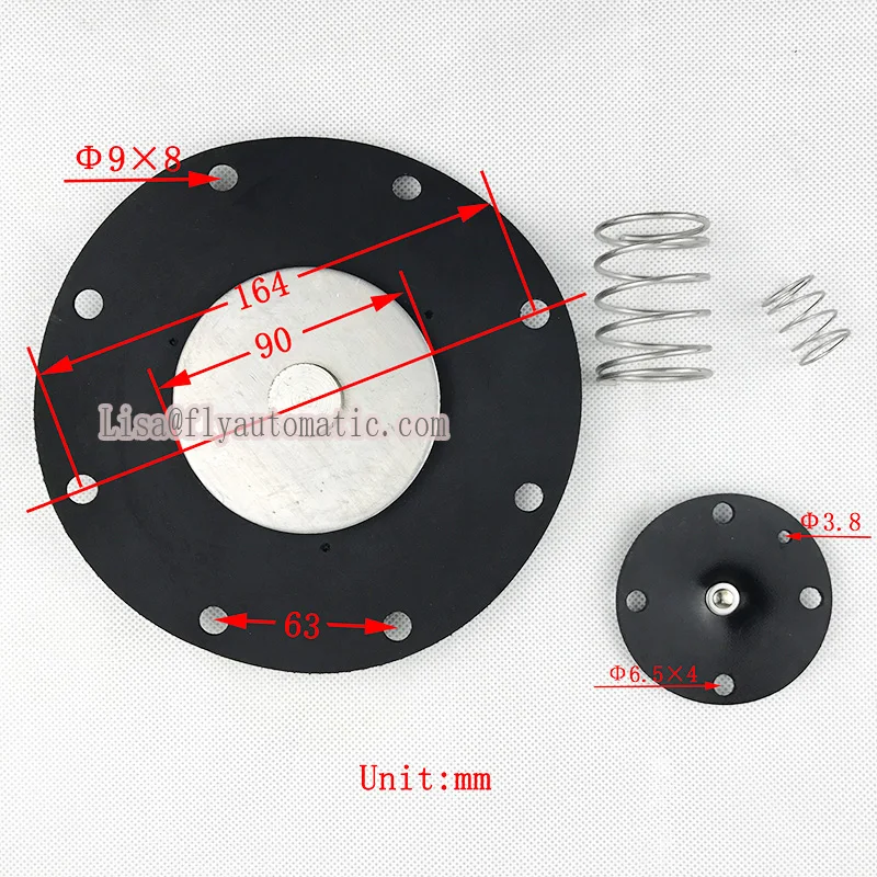 K5004 (M1638A) عدة غشاء دي ريبارزوني لكل CA50T RCA50T CA62T RCA62T كوليتور دي بولفيري غشاء NBR