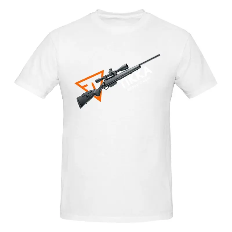 Tikka T3 Tac Bolt Action Sniper Rifle Firearms Shirt T-shirt Tee New Print Harajuku Hot Selling