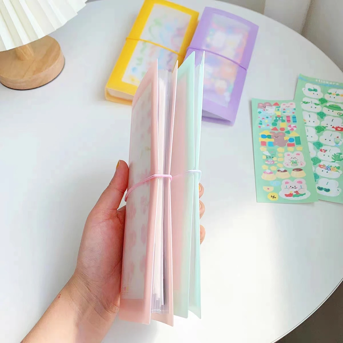 30 Pages Storage Book Organize Album for Planner Scrapbook Stickers Photos, Stickers Organizer Collection