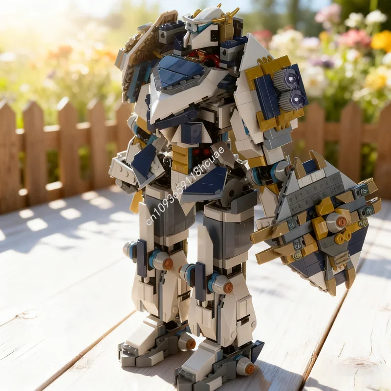 

1019 деталей MOC: Мех-авангард Зейна, модель для сборки, конструктор, игрушка, рождественский подарок, кирпичики для детей на день рождения