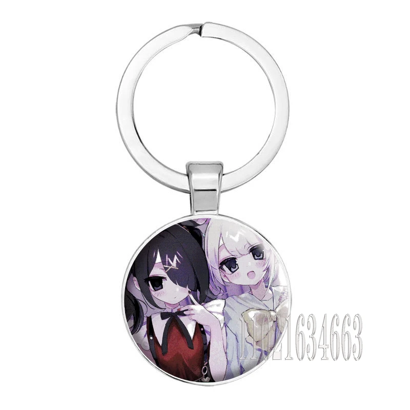 Cute Anime Needy Girl Overdose KeyChain OMG Kawaii KAngel Ame Cartoon Keyring Bag Accessories Decor Key Ring Fans Collect - Detail 1