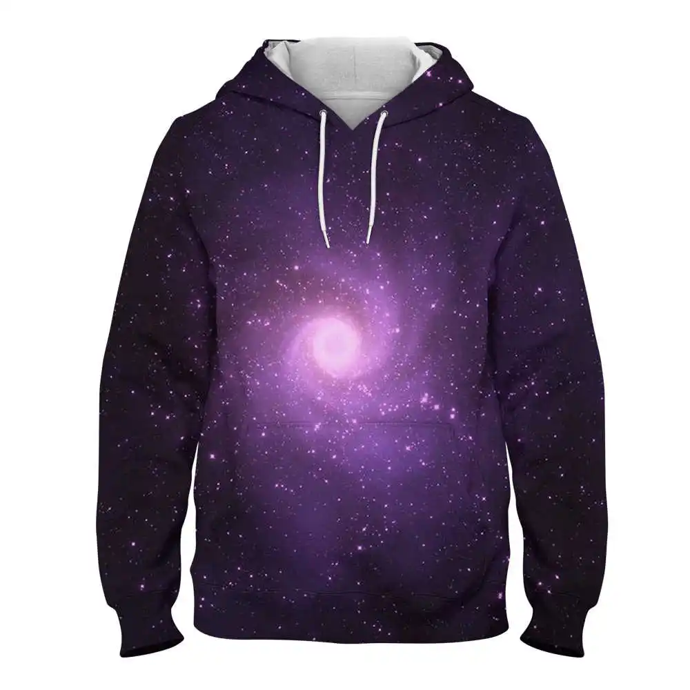 

Casual Man Sweatshirts Starry Sky 3D Machine Printing Fashion Sweater Hip Hop Casual Hoodie Long Sleeve Man Fashion Jacket Tops