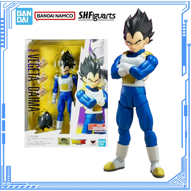 

Bandai Genuine Dragon Ball DAIMA Model Kit Anime Figures SHF Vegeta Daima Action Figure Collection Model for Boys Toys Gifts
