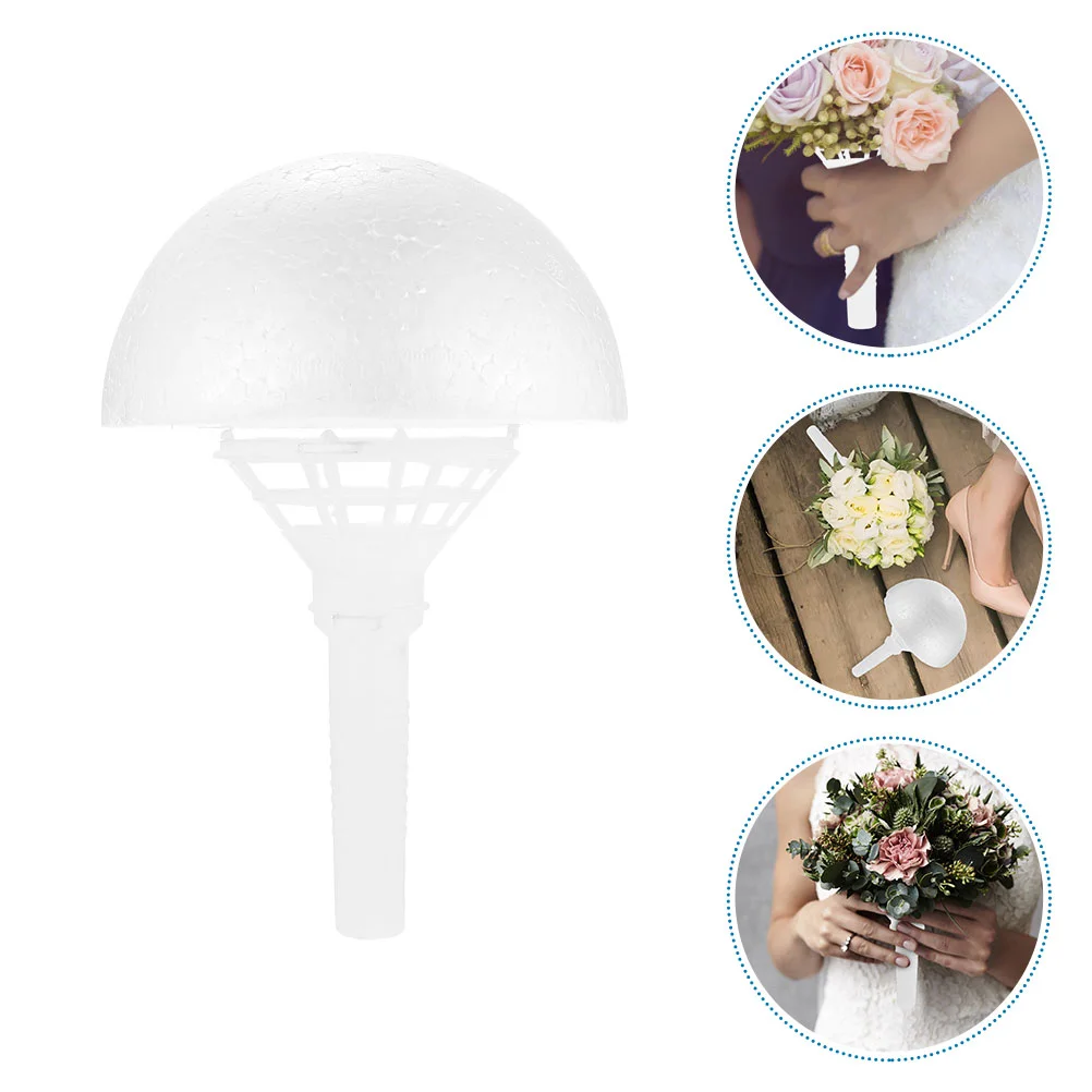 DIY Foam Floral Holder Bouquet Material Fresh Flowers Outdoor Stand Wedding Bridal Handle Candy Baby Faux