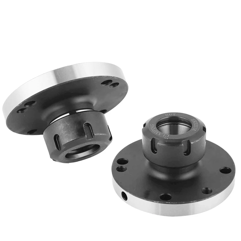 Imagem -02 - Pinça Fixture Chuck para Fresagem Cnc Lathe Tool Mini Flange Quatro Eixos Cartucho Er16 Er50 Er25 Er32 125 Er40 100 mm 80 mm