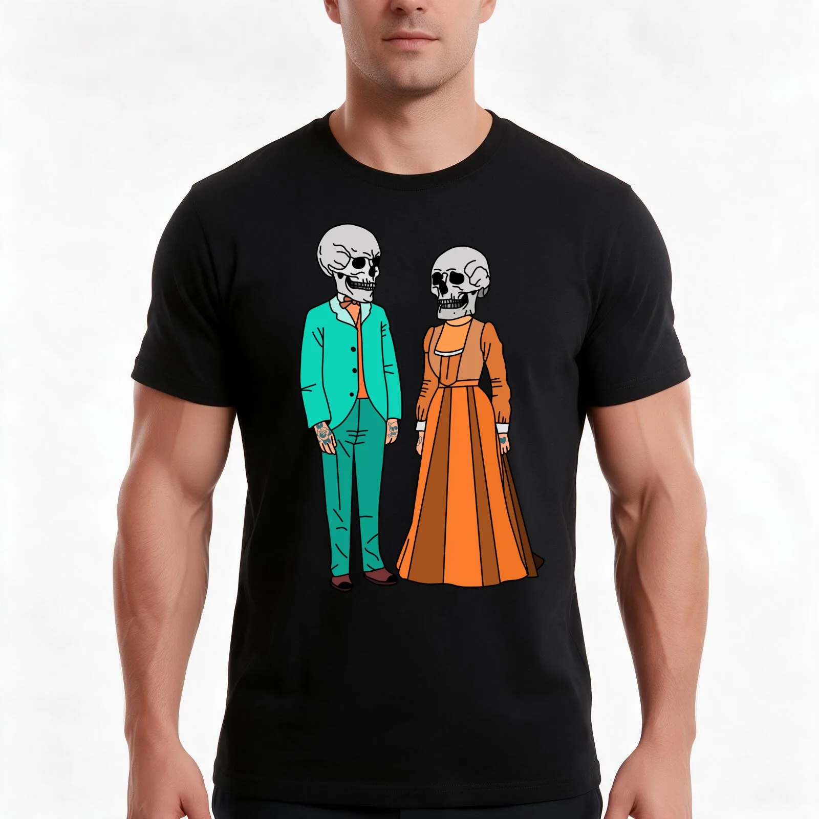 Until death do us part T-Shirt, Summer Casual Cotton Tee, Oversized Streetwear Tops, Vintage Graphic Print, Unisex Men Women
