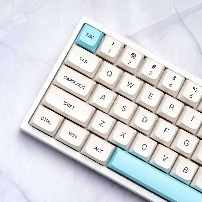 135 pçs pbt corante sublimação keycap sal marinho para capa chave para teclado mecânico dropship