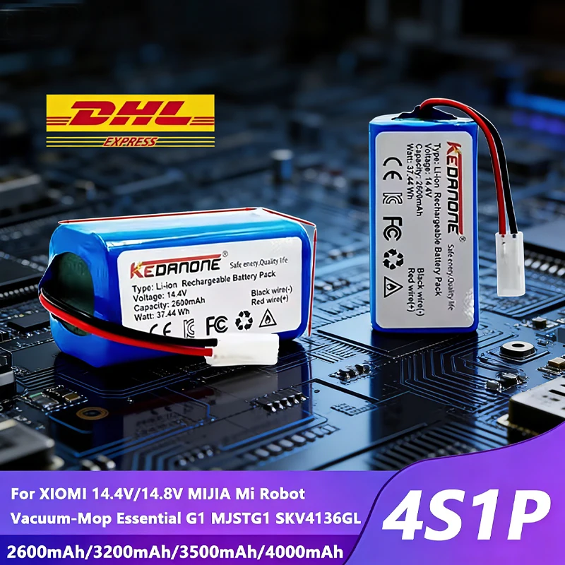 

MJSTG1 Original/Genuine For Xiaomi Replacement Battery H18650CH-4S1P For XIOMI MIJIA Mi Robot Vacuum-Mop Essential G1 SKV4136GL