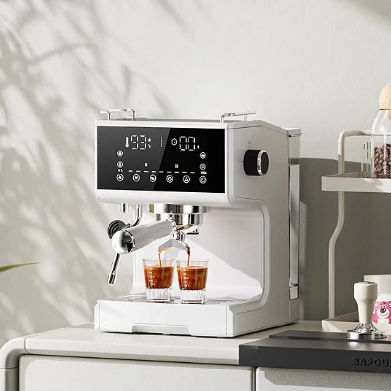 Coffee machine household full semi-automatic Italian integrated commercial steam milk kala flower