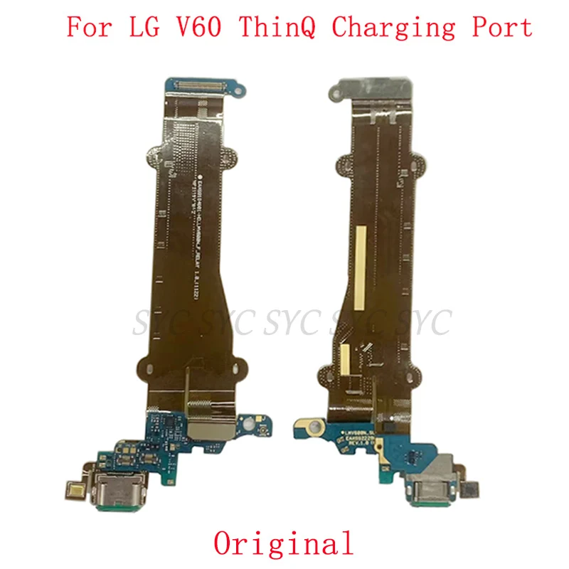 USB Charging Port Connector Board For LG V60 ThinQ 5G Charging Connector Flex Cable Repair Parts