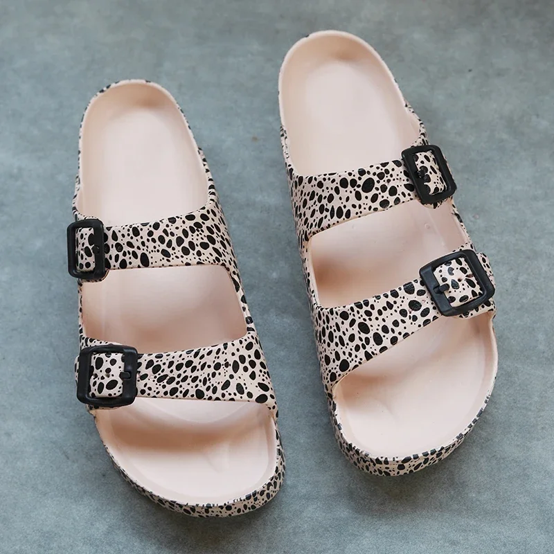 Heel Support Women Summer Slippers Anti Slip Stable Stand Long Time Outdoor Walking Shoes