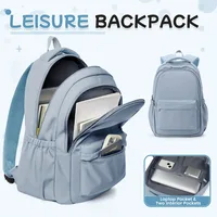 Sac à dos pour étudiantes, lycéennes, collégiennes, polyvalent, adapté aux garçons, utilisation quotidienne en extérieur. 1