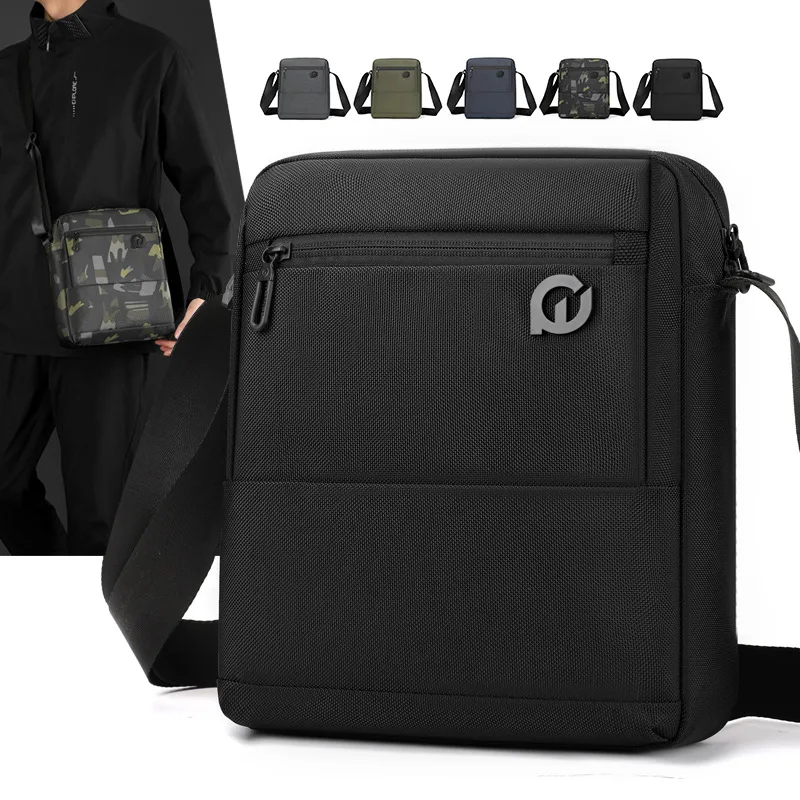 Men's waterproof travel leisure cross-body backpack large capacity wear-resistant waterproof one shoulder diagonal span bag