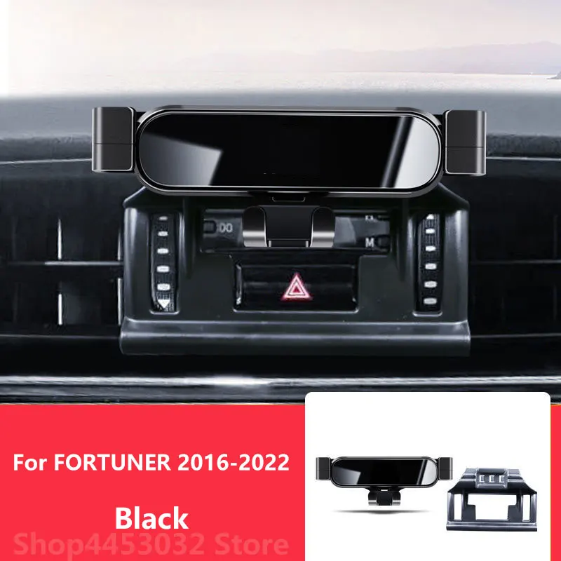 Car Mobile Phone Holder For Toyota FORTUNER 2023 2019 2022 - 2016 Mounts Bracket GPS Stand Rotatable Support Accessories