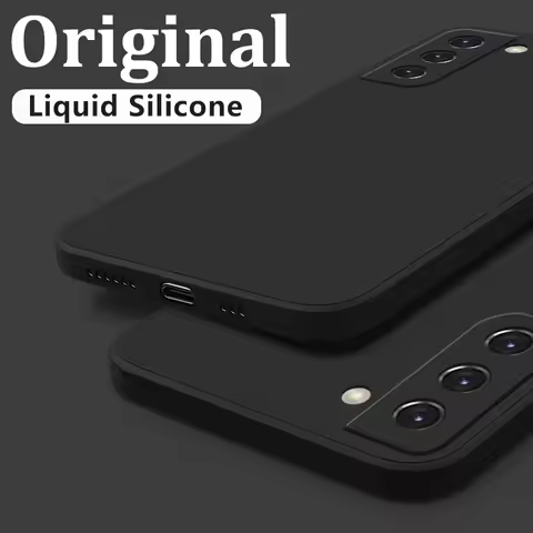 Case For Samsung Galaxy S21 S20 FE S24 S22 S23 S25 Ultra Case Samsung A52 A55 A53 A54 A56 5G Coque Soft Liquid Silicone Cover