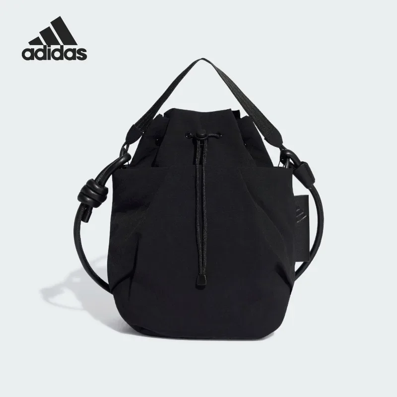 Adidas New Women's Practical Drawstring Sports and Leisure Messenger Bag KH4483