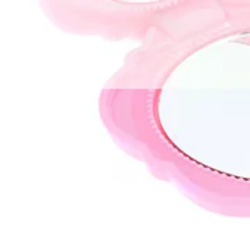 1 SZT. Przenośne Retro Lusterko w Kształcie Róży Mini Lusterko do Makijażu Małe Kieszonkowe Lusterko Dwustronne Lusterka Ręczne Kompaktowe Narzędzie Kosmetyczne