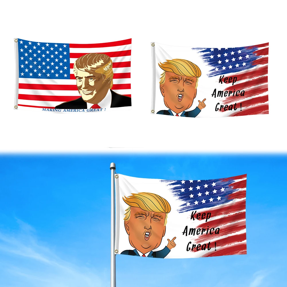 Victory Flag Keep America Great President Flag 1 Ply 5ft X3ft President Flags UV & Fade Resistant Donald Flag for Indoor Outdoor