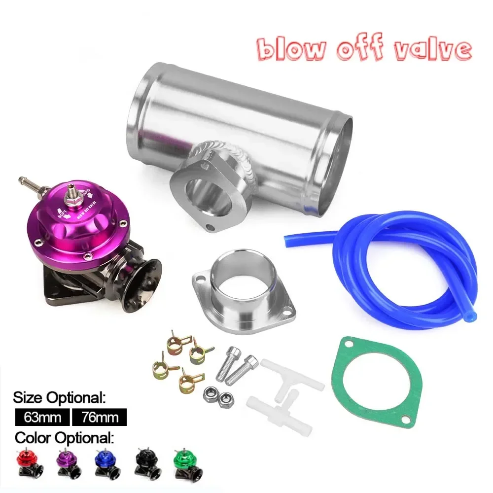 

Hot Selling Universal RS Turbo Blow off Valve BOV Q Typer 25psi BOV Adjustable Aluminum Blow dump Blow Off Adaptor