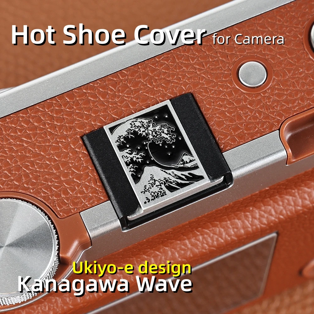 Retro Camera Hot Shoe Cover Shutter Button for Fuji X-T5 X-T