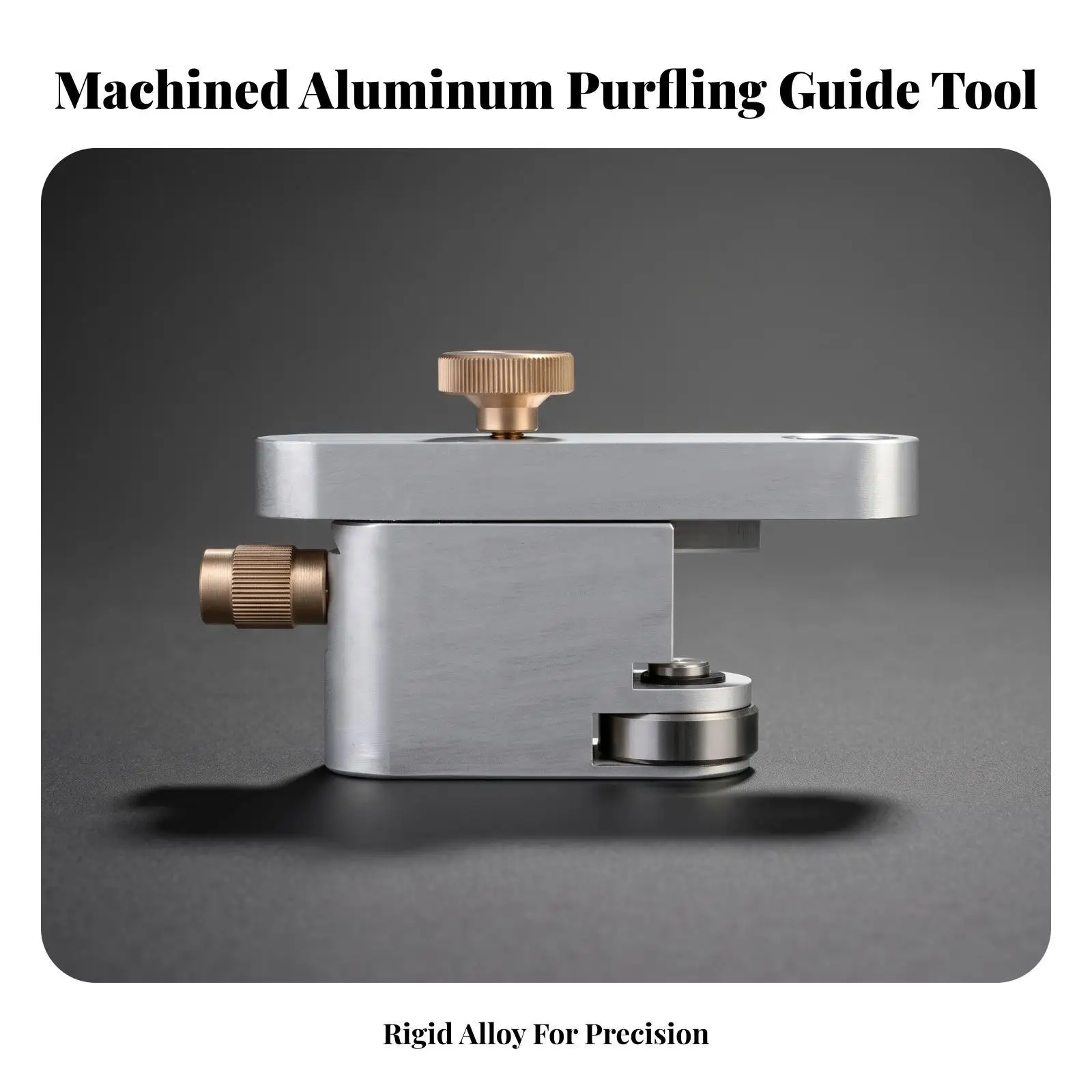 Lightweight Violin Grooving Chisel Cutter Guide for Acoustic Guitar Repair Tool Kit with Precision Routing Wheel for Purfling