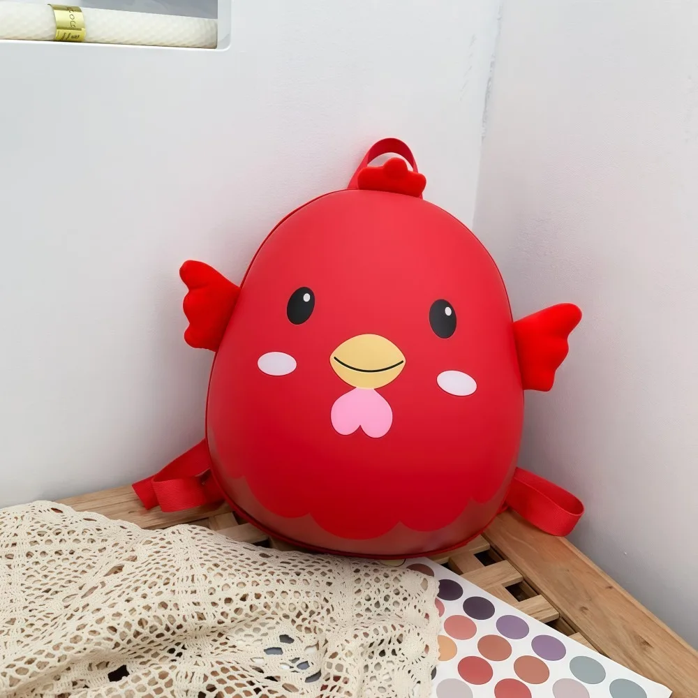 

Unique 3D Egg Shell Backpack Large Capacity Cartoon Chick Backpack Waterproof Simulation Children SchoolBags Kid Gift