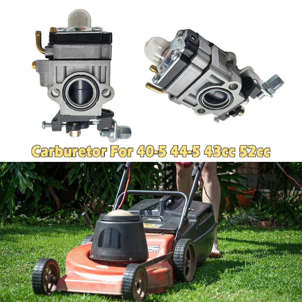 Carburetor for 40-5 44-5 43cc 52cc Gasoline Grass Trimmer Accessories Brush Cutter Engine Carburador Carburateur Tondeuse