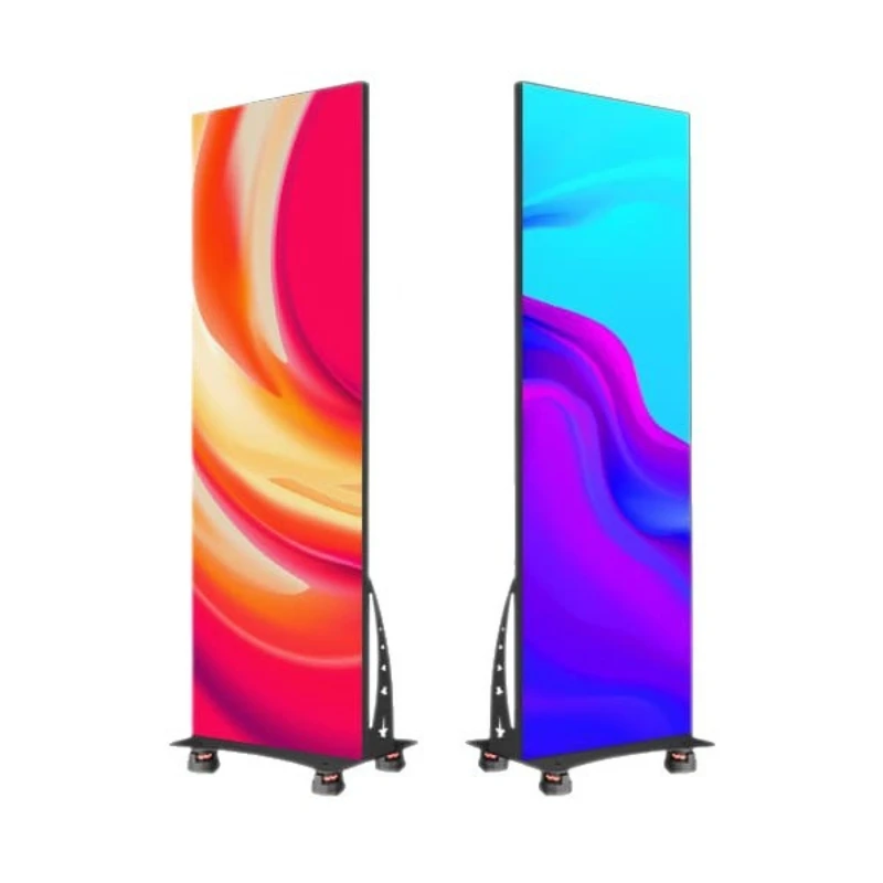Indoor floor type LED advertising machine high definition full color poster screen store shopping mall floor intelligent